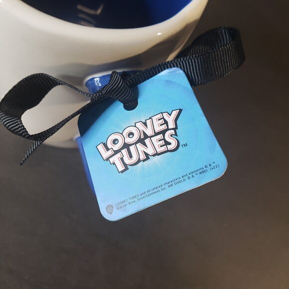 Adorable Rae Dunn Looney Tunes Collectible Porky Pig Stoneware Double Sided Mug - Picture 7 of 7